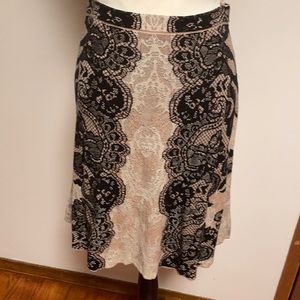BCBG MaxAzria jacquard knit skirt, sz M